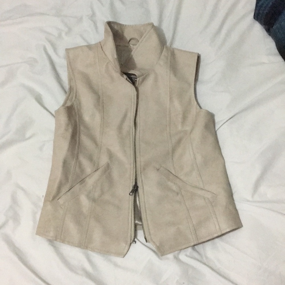 Soft leather vest